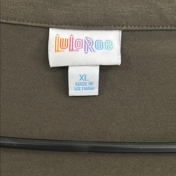 Women's Olive Button-Up Top - Picture 2 of 4